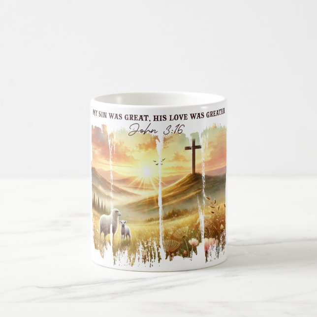 Inspirational Christian Easter Coffee Mug (Center)
