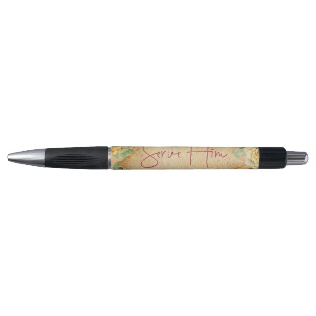 Inspirational Christian Faith Quote; Serve Him (Front)