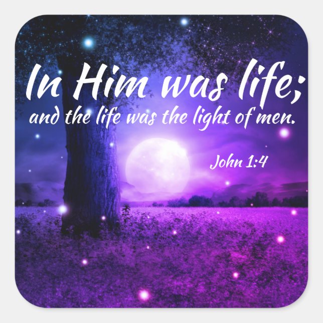 Inspirational Christian Faith Scripture Stickers (Front)