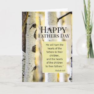 Inspirational Christian Fathers Day Card