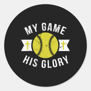 Inspirational Christian Messages Softll Graphic Wi Classic Round Sticker