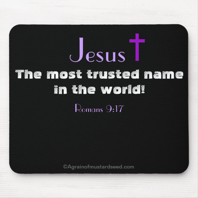 Inspirational Christian Mouse Pad (Front)