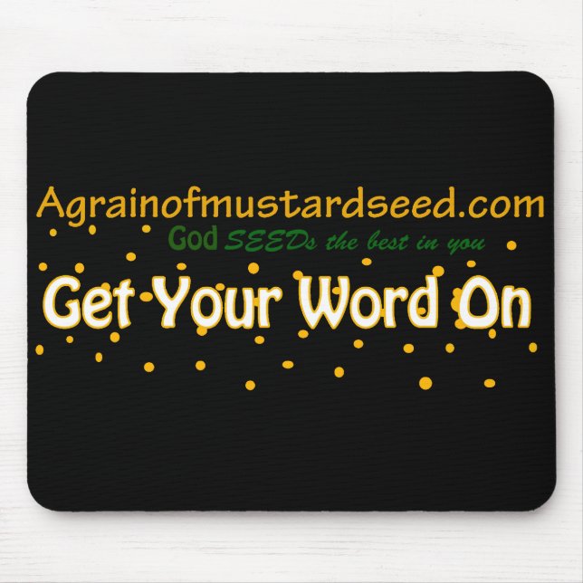 Inspirational Christian Mouse Pad (Front)