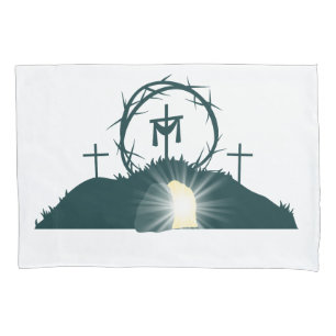 Inspirational Christian Passover Easter Jesus  Pillowcase
