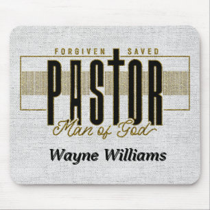 Inspirational Christian Pastor/Personalised Mouse Pad