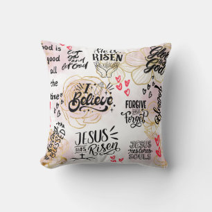 Inspirational Christian Quotes Pillow