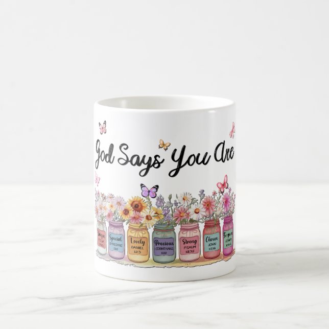 Inspirational Christian Saying Coffee Mug (Center)