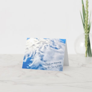 Inspirational Clouds--Son is Forever Card