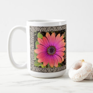 Inspirational Coffee Mug with Brilliant Gazanias