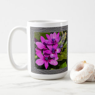 Inspirational Coffee Mug with Lovely Baboon Flower
