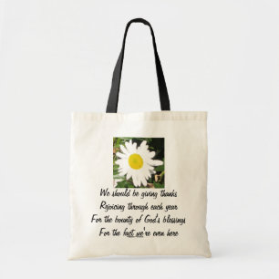 Inspirational Daisy tote Bag
