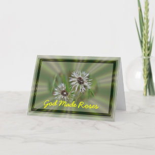 Inspirational Dandelion Card- customize Card