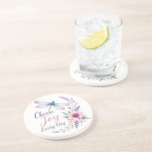 Inspirational Dragonfly/Choose Joy Coaster