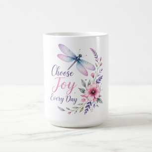 Inspirational Dragonfly/Choose Joy Coffee Mug