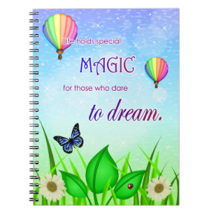 Inspirational Dream Quote Notebook