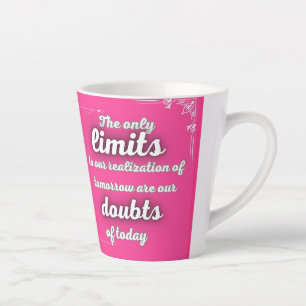 Inspirational drinkware for daily motivation latte mug