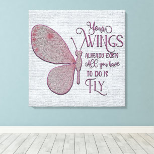 Inspirational Encouragement/Quotes Canvas Print