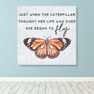 Inspirational Encouragement/Quotes Canvas Print