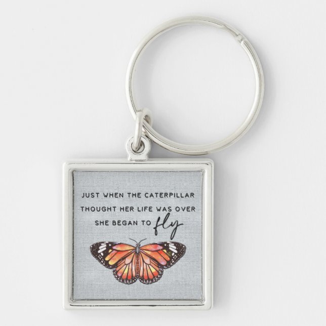 Inspirational Encouragement/Quotes Key Ring (Front)