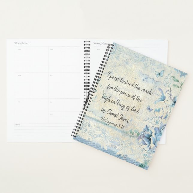 Inspirational Encouraging Scripture Planner (Display)
