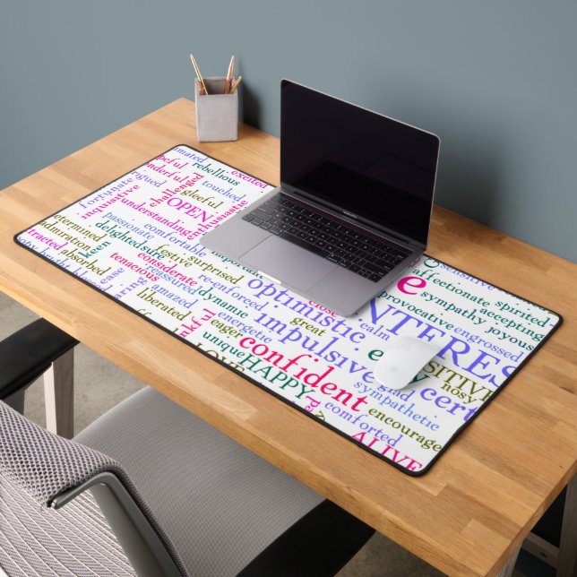Inspirational Encouraging Words Desk Mat (Office 2)