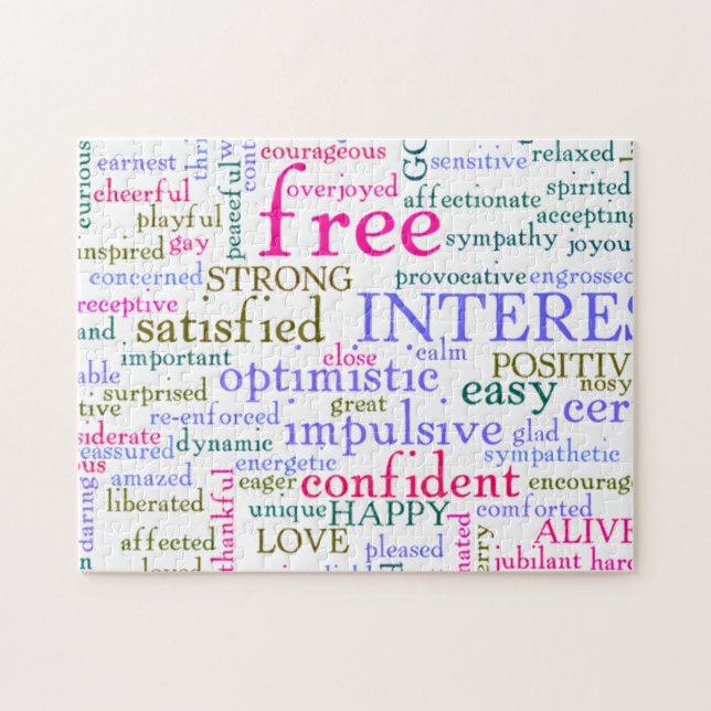 Inspirational Encouraging Words Jigsaw Puzzle (Horizontal)