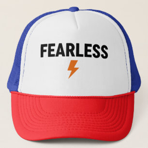 Inspirational Fearless Gym and Workout Tee Trucker Hat