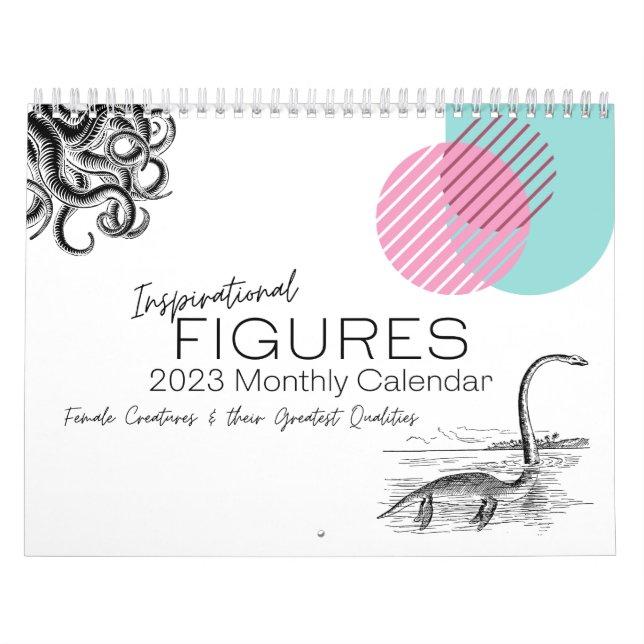 Inspirational Figures 2023 Monthly Wall Calendar (Cover)