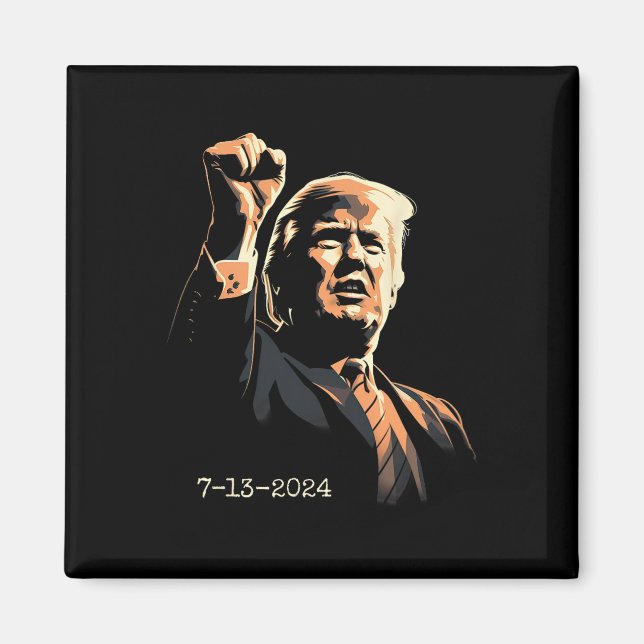 Inspirational Fist Pump July 13 2024  Magnet (Front)