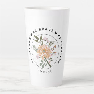 Inspirational Floral Design Latte Mug