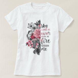 Inspirational Floral T-Shirt