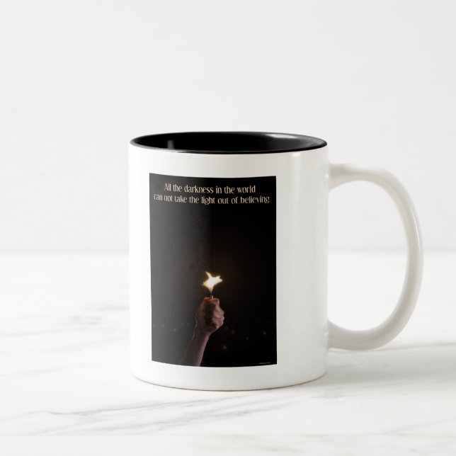 inspirational flying pig flame mug (Right)