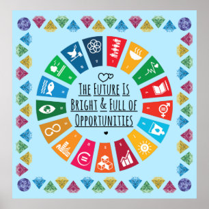 Inspirational Future Poster– Motivational Wall Art