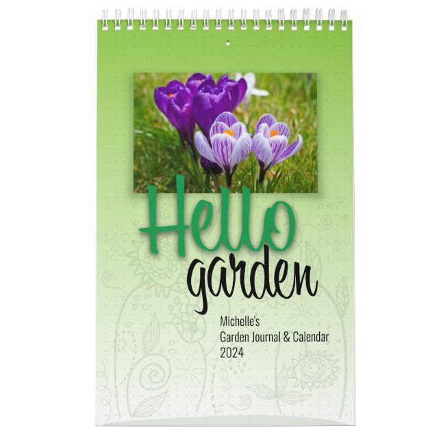 Inspirational Garden Notes & Planner 2024 Photo Calendar (Cover)