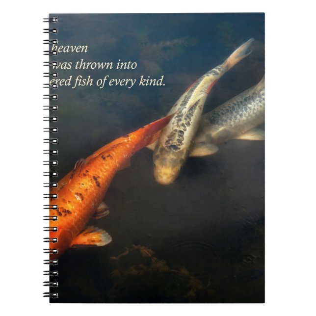 Inspirational - Gathering fish of Every kind Notebook (Front)