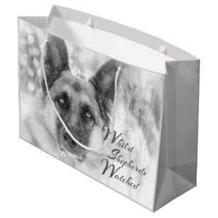Inspirational German Shepherd Holiday Gift Bag