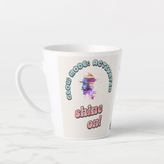 Inspirational get your shine on coffee mug (Left)