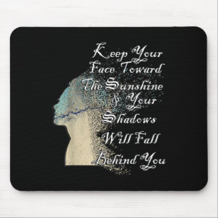 Inspirational Gifts For Women Graphic & Quote Mouse Pad