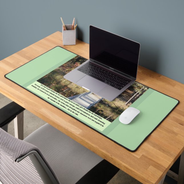 Inspirational Gifts Quiet Courage Desk Mat (Office 2)