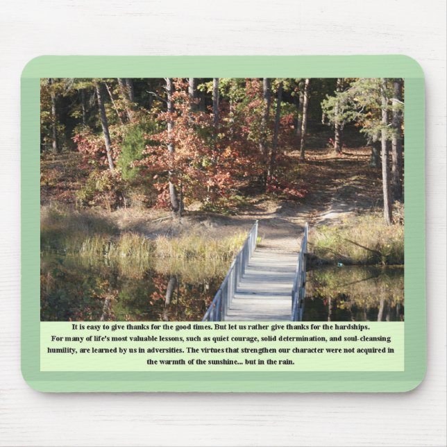 Inspirational Gifts Quiet Courage Mouse Pad (Front)