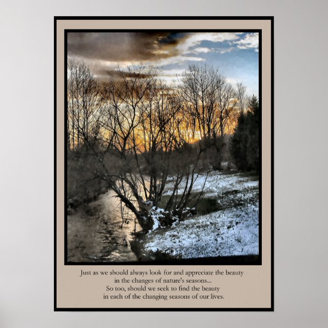 Inspirational Gifts Seasons of Our Lives Poster (Front)