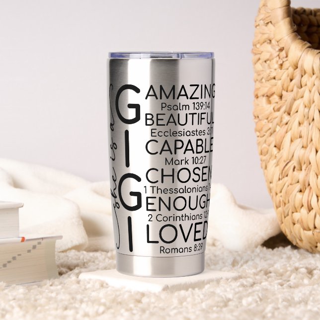 Inspirational Gigi Insulated Tumbler (Living Room (Rotated))