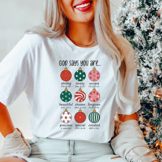 Inspirational God Says You Are T-Shirt (Creator Uploaded)