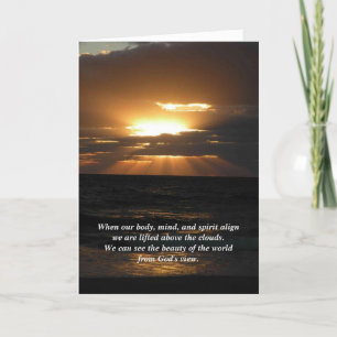 Inspirational God's View Card