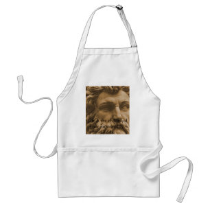 Inspirational Goethe Quote Standard Apron