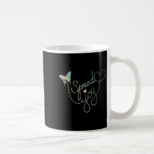 Inspirational Graphic Positivity & Kindness Qu Coffee Mug