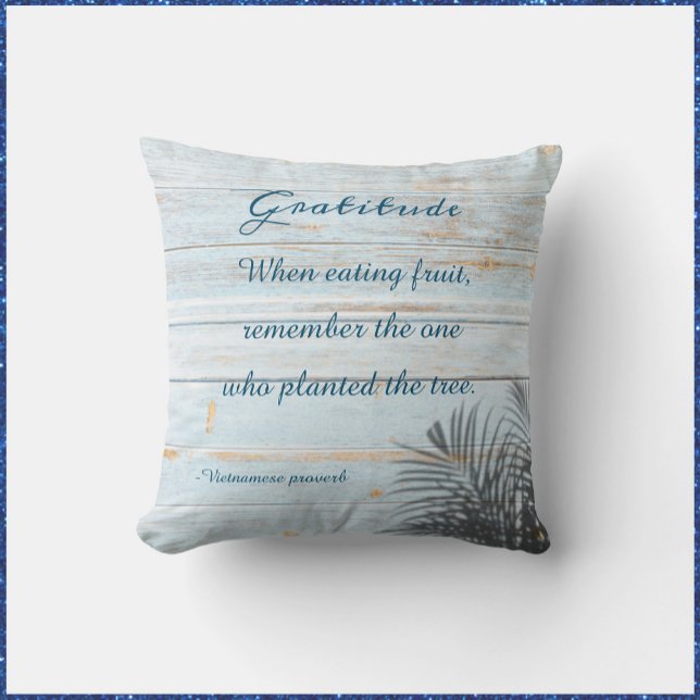 Inspirational Gratitude Saying Cushion (Creator Uploaded)