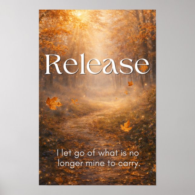 Inspirational Healing Quote Decor Posters (Front)
