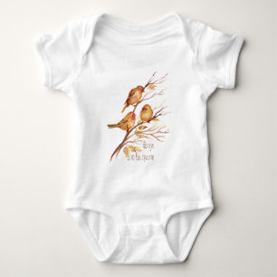 Inspirational His Eye is on the Sparrow, Baby Bodysuit