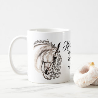 inspirational horse coffee mug